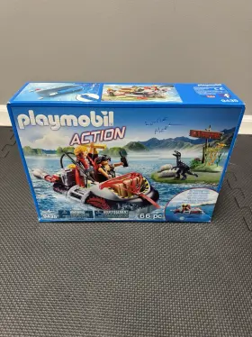 Playmobil 008789094353 Hovercraft And Submersible Engine 9435 Velociraptor
