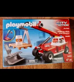 Playmobil 008789094650 9465 Fire Crane Emergency Rescue Truck Unit Sealed U2