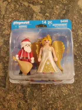 Playmobil 008789094988 Santa Claus And Christmas Angel 9498 New Sealed 2018