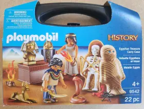 Playmobil 008789095428 Set 9542 History Egyptian Treasure Carry Case New