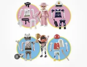 9854 Playmobil 008789098559 Lot Of 10 9855 And 5 Each 3 In 1 Multiple Outfits New