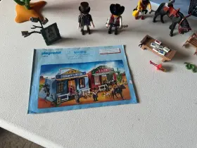 Playmobil 008789700124 Western City Sheriffs Office Bank 70012 Building Set Missing A Piece