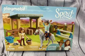 Playmobil 008789701190 Spirit Riding Free Arena With Lucky And Javier Set