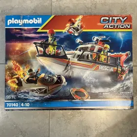 Playmobil 008789701404 Fire Rescue With Personal Watercraft