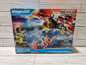 Playmobil 008789701435 70143 City Action Diver Drone Rescue 44 Pieces