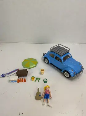 Playmobil 008789701770 70177 Volkswagen Vw Beetle Beach Bug And Accessories