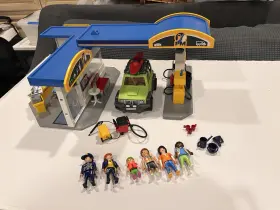 Playmobil 008789702012 City Life Gas Station 70201 Excellent Used Condition Everything Shown