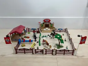 Playmobil 008789703378 Country Large Equestrian Tournament 70337 Used Almost Complete