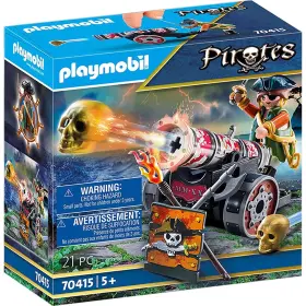 Playmobil 008789704153 Pirates Pirate With Cannon Set #70415
