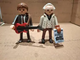 Playmobil 008789704597 Back To The Future 1955 Marty Mcfly Doc Brown Figures 70459