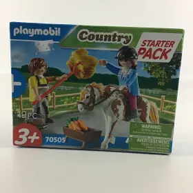 Playmobil 008789705051 Country Starter Pack 70505 Building Toy Horse Figures New 2021 Geobra
