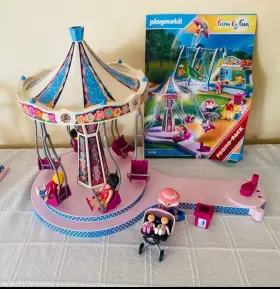 Playmobil 008789705587 70558 Country Fair Playset Promo Pack Family Fun - Swings Complete