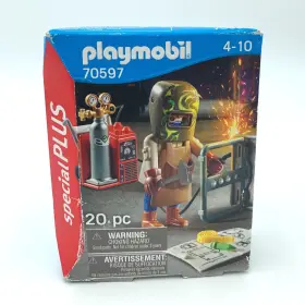 Playmobil 008789705976 New In Box Special Plus 70597 Welder 20 Piece Set