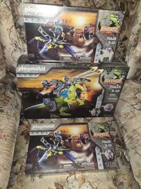 70628 Playmobil 008789706256 Dino Rise Spinosaurus Double Defense Power 70625 Lot