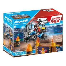 Playmobil 008789708205 New Playmobile Stunt Show Starter Pack 70820 32 Piece Ages 4-10 Z1