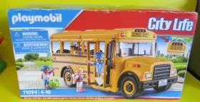 Playmobil 008789710949 New In Box City Life School Bus Set 71094 46 Pieces