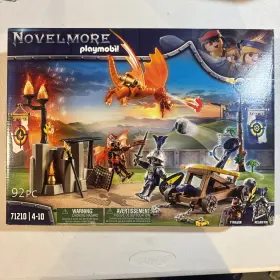 Playmobil 008789712103 Tournament Knight Novelmore Vs Fighter Burnham Raider 71210 New Sealed
