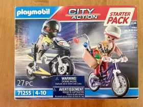 Playmobil 008789712554 City Action Starter Pack Special Forces And Thief Building Set 71255