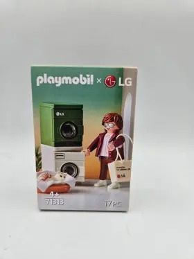 Playmobil 008789713131 71313 X Lg Electronics Wash Tower Jj Figure Exclusive Release In Korea