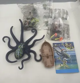 Playmobil 008789714190 Pirates Battle With The Giant Octopus Building Set 71419 Read Desc