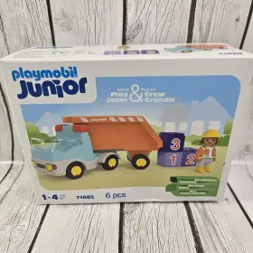Playmobil 008789716859 Junior Dump Truck Building Set 71685 New