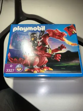Playmobil 025369033278 Brand New Knights #3327 Red Dragon Discontinued Item Complete