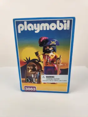 Playmobil 025369038631 3863 Pirate Captain Sword Barrel Keg Vintage 1996 New