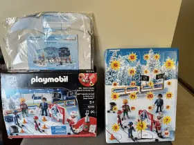 9294 Playmobil 025369046100 Nhl Road To Stanley Cup Advent Calendar Set # New. Read