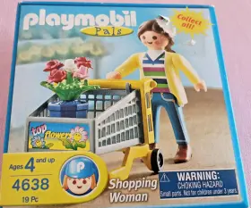 Playmobil 025369046384 Pals 4638 Shopping Woman - Nisb