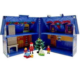 Playmobil 025369057557 Christmas My Take Along Holiday Home Santa Claus House