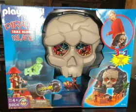 Playmobil 025369058042 Vintage 2006 #5804 Pirates Island Take Along 3 In 1 New Box