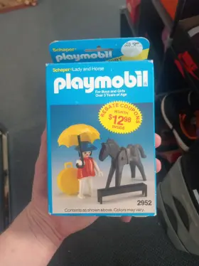 Playmobil 047326029520 New Vintage 1983 2952 Lady And Horse