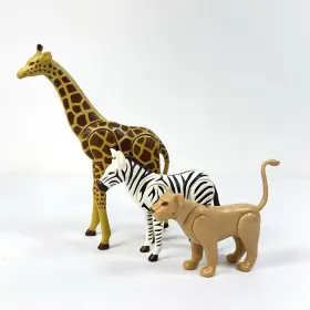 09051519 Playmobil Animals Giraffe Cougar Zebra Big Cat Safari Wild Wildlife Zoo