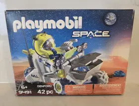 10431 Playmobil - Space 9491 Mars Rover 42 Pc New Damaged Packaging