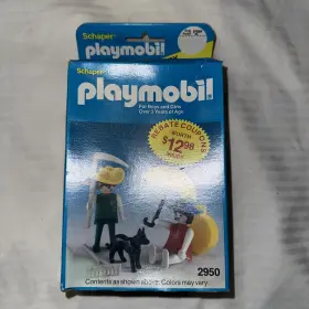 2950 Playmobil 2954/2950 Vintage Figures Sets 2954 Sherrif Wife And Farmer