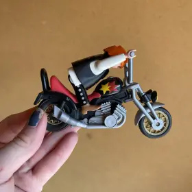Metal-3831 Playmobil 30006000 Playmobil-biker-chopper-biker-motorcycle-harley Davidson-heavy