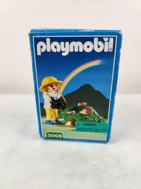 3008 Playmobil Hedgehog Family And Photographer New 1998 Vintage