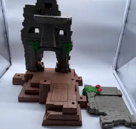 3015 Playmobil Jungle Aztec Temple Ruins Natives Vintage Set Incomplete Parts