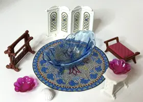 3019 Playmobil 3031 Vintage Fairy Tale Princess Dream Castle #3031 Royal Washroom
