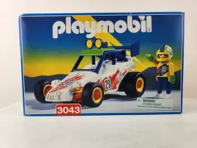3043 Playmobil Off Road Racer Sand Dune Buggy Mud Spatter New Vintage 1999