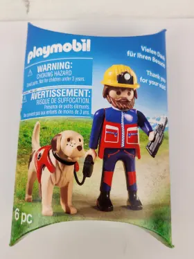 30798063 Playmobil Mountain Rescue And Dog Toy Fair Promo Exclusive Edition 2017 New