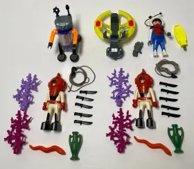 3949 Playmobil 3081 4 Adventure Figure Sets 3083 And X2 - Read Description