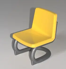 30200420 Playmobil 3165 5718 Police Station 1997 Chair Only