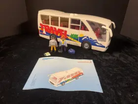 3169 Playmobil Vintage Tour Bus Travel Complete With Manual
