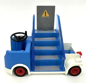 3186 Playmobil Airport Vehicle For Airfield Transport Cargo Cart With Stairs