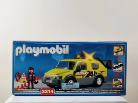 3214 Playmobil Emergency Service Van Vehicle New Battery Operated 2001 Vintage