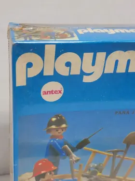 3234 Playmobil Antex Fire Rescue Firemen Set System Geobra Vtg Argentina New Rare