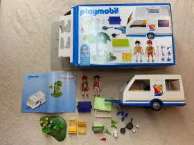 3236 Playmobil #3236 Family Vacation Camper Set Year 2001 Used- With Box
