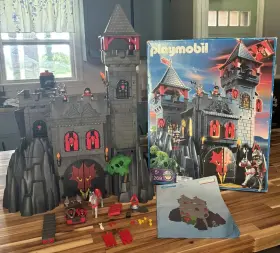 3269 Playmobil Vtg 2003 Medieval Dragon Rock Castle Missing Pieces