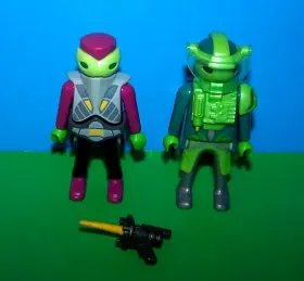 3282-5458 Playmobil Lot Space 5458 Series 6 Special Alien 3282 Spider Cruiser Figure